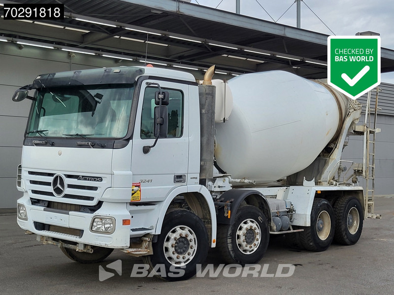 Mercedes-Benz Actros 3241 8X4 9m3 Stetter Steelsuspension 3-Pedals Retarder Euro 4 - Автобетонозмішувач: фото 1 Mercedes-Benz Actros 3241 8X4 9m3 Stetter Steelsuspension 3-Pedals Retarder Euro 4 - Автобетонозмішувач: фото 1