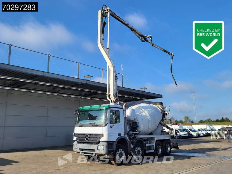 Mercedes-Benz Actros 3241 8X4 Mecbo M3-23.3/100-BZ 7m3 PUMI Big-Axle Steelsuspension Automatic Euro 4 - Автобетонозмішувач: фото 1 Mercedes-Benz Actros 3241 8X4 Mecbo M3-23.3/100-BZ 7m3 PUMI Big-Axle Steelsuspension Automatic Euro 4 - Автобетонозмішувач: фото 1