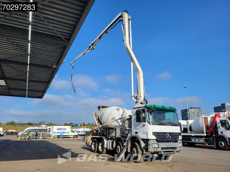 Mercedes-Benz Actros 3241 8X4 Mecbo M3-23.3/100-BZ 7m3 PUMI Big-Axle Steelsuspension Automatic Euro 4 - Автобетонозмішувач: фото 3 Mercedes-Benz Actros 3241 8X4 Mecbo M3-23.3/100-BZ 7m3 PUMI Big-Axle Steelsuspension Automatic Euro 4 - Автобетонозмішувач: фото 3