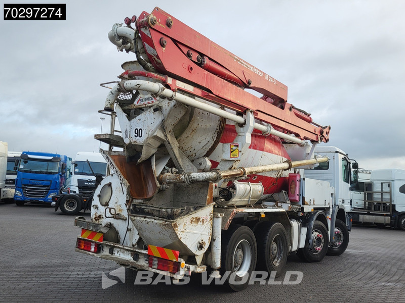 Mercedes-Benz Actros 3241 8X4 Putzmeister M24-3 Pump + 9m3 LIEBHERR Mixer Steelsuspension 3-Pedals Euro 4 - Автобетононасос: фото 5 Mercedes-Benz Actros 3241 8X4 Putzmeister M24-3 Pump + 9m3 LIEBHERR Mixer Steelsuspension 3-Pedals Euro 4 - Автобетононасос: фото 5