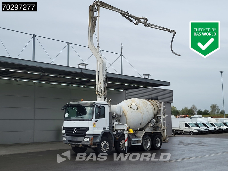 Mercedes-Benz Actros 3241 8X4 Putzmeister TMM 21-3 PUMI 7m3 Liebherr Big-Axle 3-Pedals Euro 4 - Автобетононасос: фото 1 Mercedes-Benz Actros 3241 8X4 Putzmeister TMM 21-3 PUMI 7m3 Liebherr Big-Axle 3-Pedals Euro 4 - Автобетононасос: фото 1