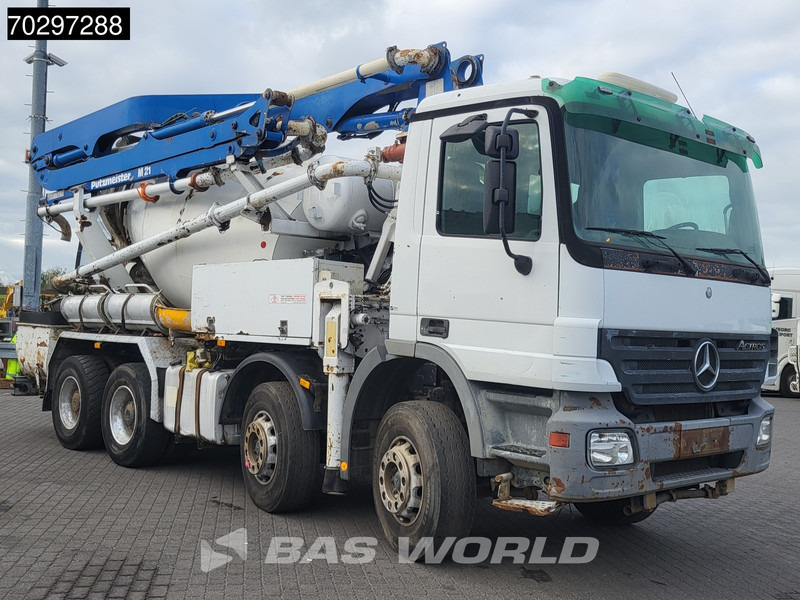 Mercedes-Benz Actros 3241 8X4 Putzmeister TMM 21 +7m3 Liebherr PUMI Steelsuspension 3-Pedals Euro 3 - Автобетононасос: фото 3 Mercedes-Benz Actros 3241 8X4 Putzmeister TMM 21 +7m3 Liebherr PUMI Steelsuspension 3-Pedals Euro 3 - Автобетононасос: фото 3