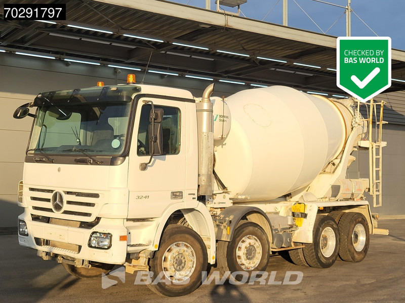 Mercedes-Benz Actros 3241 8X4 Retarder 9m3 Stetter Steelsuspension 3-Pedals Euro 4 - Автобетонозмішувач: фото 1 Mercedes-Benz Actros 3241 8X4 Retarder 9m3 Stetter Steelsuspension 3-Pedals Euro 4 - Автобетонозмішувач: фото 1