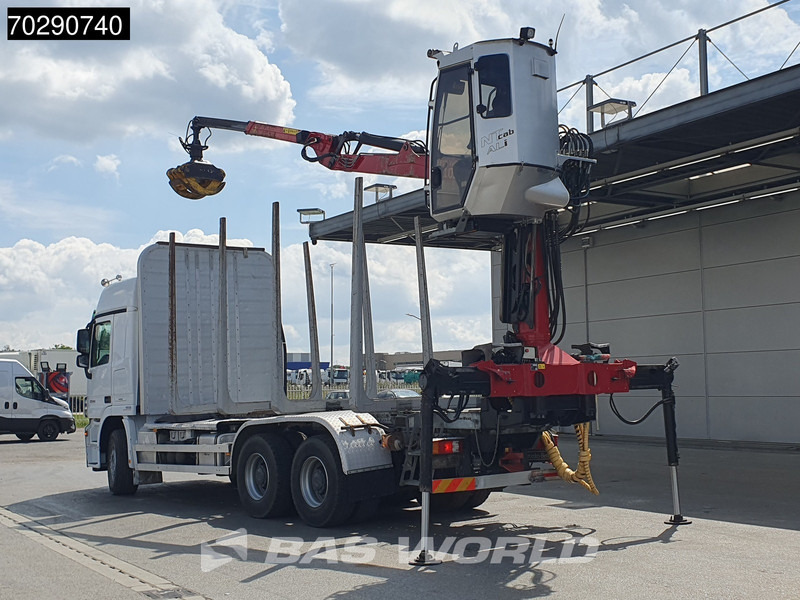 Mercedes-Benz Actros 3346 6X4 Original KM's! FTG V10CX.81 Kran Crane Holztransport Big-Axle Steelsuspension - Лісовоз, Вантажівка з маніпулятором: фото 2 Mercedes-Benz Actros 3346 6X4 Original KM's! FTG V10CX.81 Kran Crane Holztransport Big-Axle Steelsuspension - Лісовоз, Вантажівка з маніпулятором: фото 2