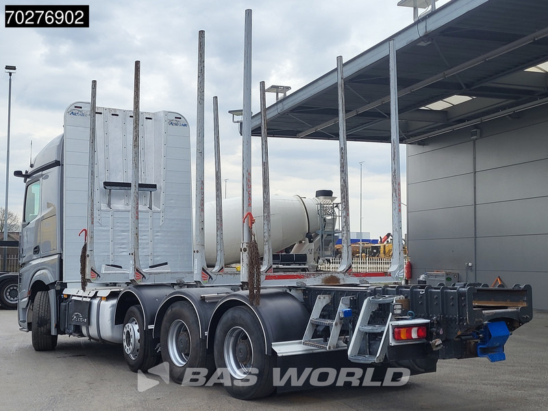 Mercedes-Benz Actros 3563 8X4 Timber truck wood transport Big-Axle Lift+Lenkachse Euro 6 - Лісовоз: фото 2 Mercedes-Benz Actros 3563 8X4 Timber truck wood transport Big-Axle Lift+Lenkachse Euro 6 - Лісовоз: фото 2
