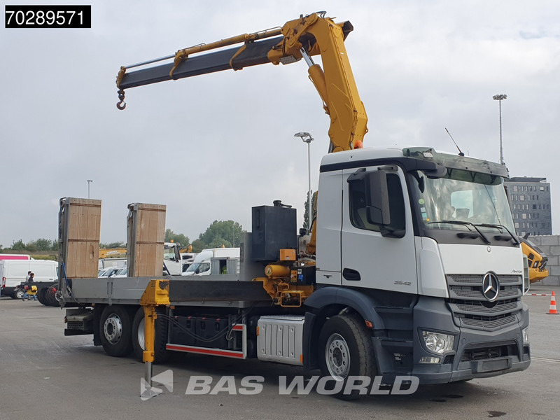 Mercedes-Benz Antos 2542 6X2 Fassi F330A023 Crane Kran Hydraulic ramps Retarder Lift+steering Euro 6 - Бортова вантажівка/ Платформа, Вантажівка з маніпулятором: фото 3 Mercedes-Benz Antos 2542 6X2 Fassi F330A023 Crane Kran Hydraulic ramps Retarder Lift+steering Euro 6 - Бортова вантажівка/ Платформа, Вантажівка з маніпулятором: фото 3