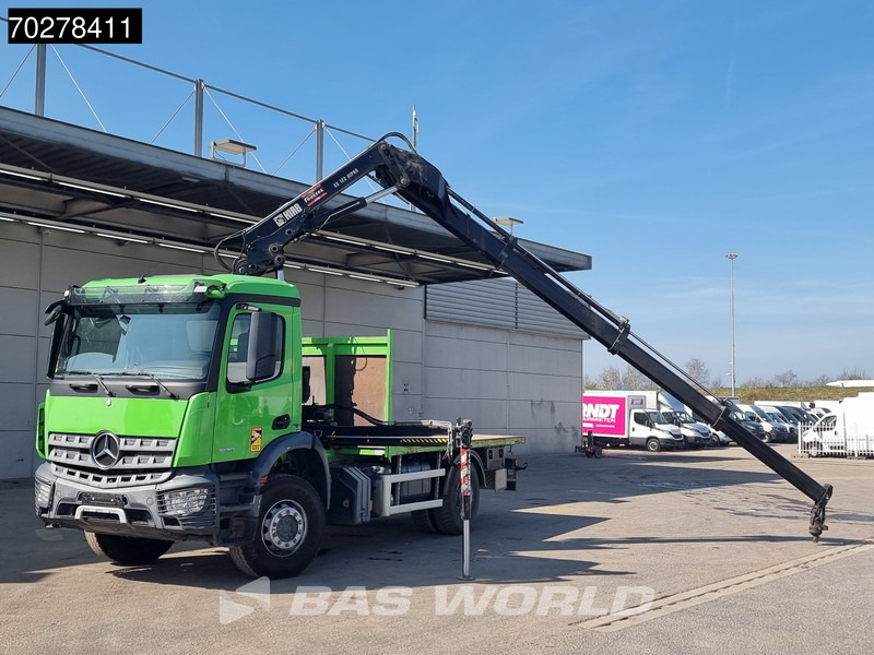 Mercedes-Benz Arocs 1830 4X2 Hiab 122 ES-3 HIPRO Kran Crane Big-Axle Euro 6 - Бортова вантажівка/ Платформа, Вантажівка з маніпулятором: фото 5 Mercedes-Benz Arocs 1830 4X2 Hiab 122 ES-3 HIPRO Kran Crane Big-Axle Euro 6 - Бортова вантажівка/ Платформа, Вантажівка з маніпулятором: фото 5