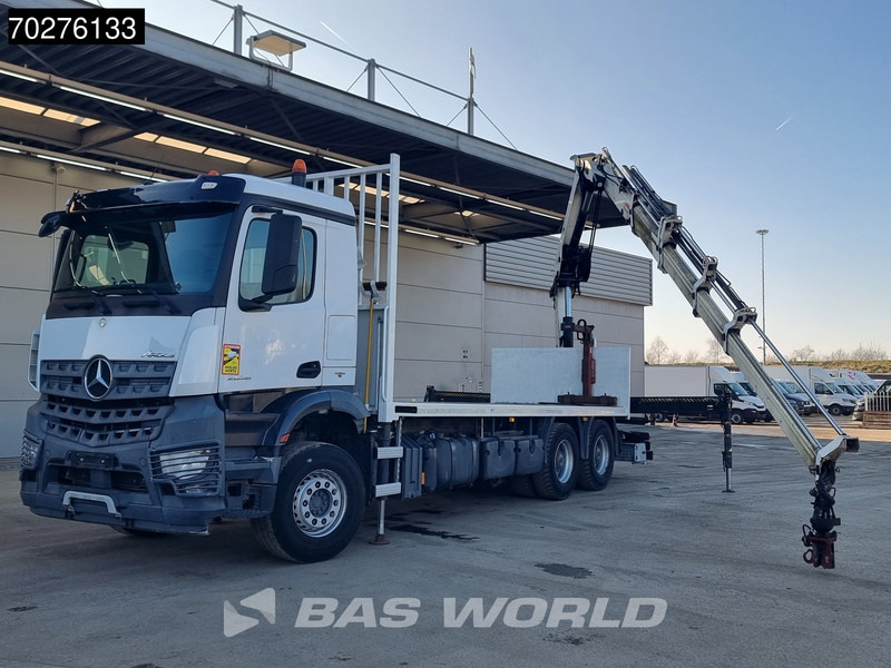 Mercedes-Benz Arocs 2636 6X4 HIAB X-HIDUO 188 ES-S Crane Kran Big axle Euro 6 - Бортова вантажівка/ Платформа, Вантажівка з маніпулятором: фото 5 Mercedes-Benz Arocs 2636 6X4 HIAB X-HIDUO 188 ES-S Crane Kran Big axle Euro 6 - Бортова вантажівка/ Платформа, Вантажівка з маніпулятором: фото 5