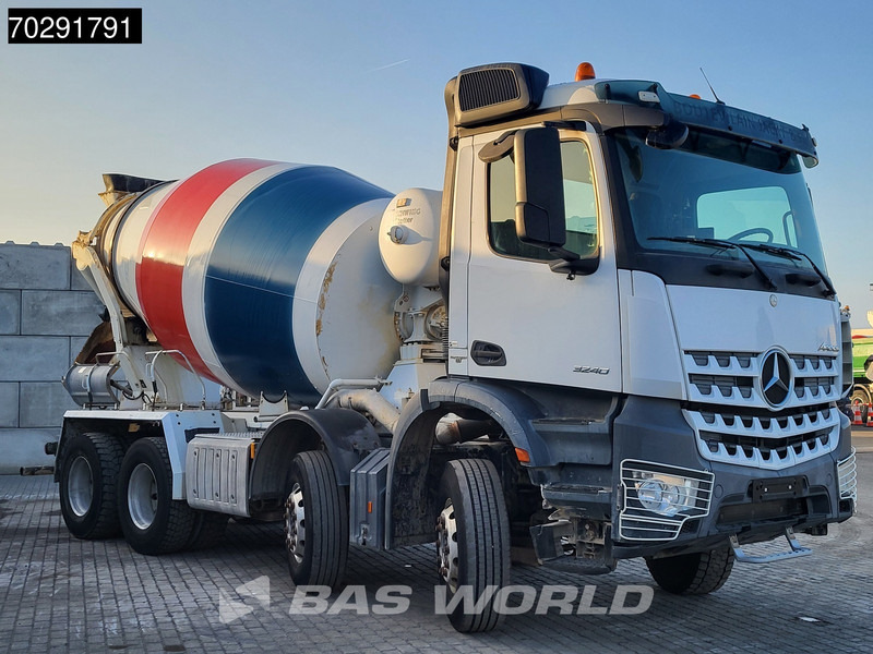 Mercedes-Benz Arocs 3240 8X4 9m3 Stetter mixer Steelsuspension Automatic Euro 6 - Автобетонозмішувач: фото 3 Mercedes-Benz Arocs 3240 8X4 9m3 Stetter mixer Steelsuspension Automatic Euro 6 - Автобетонозмішувач: фото 3