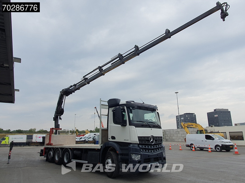 Mercedes-Benz Arocs 3240 8X4 HIAB 211E-6 HIPRO Big-Axle Lift+Steering Navi Euro 6 - Бортова вантажівка/ Платформа, Вантажівка з маніпулятором: фото 3 Mercedes-Benz Arocs 3240 8X4 HIAB 211E-6 HIPRO Big-Axle Lift+Steering Navi Euro 6 - Бортова вантажівка/ Платформа, Вантажівка з маніпулятором: фото 3