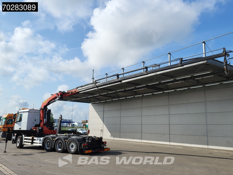 Mercedes-Benz Arocs 3245 Actros 8X4 Palfinger PK22002 EH Crane 17tons hooklift Big-Axle Lift+Lenkachse Navi Euro 6 - Гаковий мультиліфт вантажівка, Вантажівка з маніпулятором: фото 2 Mercedes-Benz Arocs 3245 Actros 8X4 Palfinger PK22002 EH Crane 17tons hooklift Big-Axle Lift+Lenkachse Navi Euro 6 - Гаковий мультиліфт вантажівка, Вантажівка з маніпулятором: фото 2