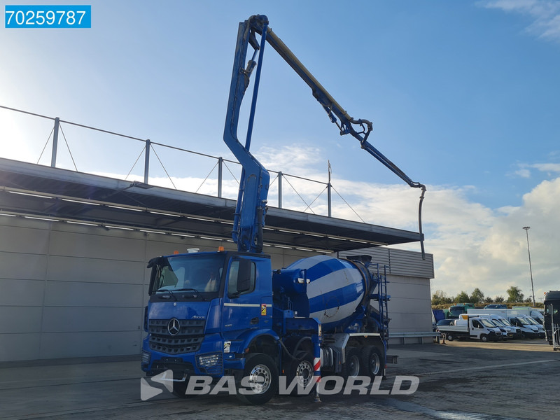 Mercedes-Benz Arocs 3251 8X4 PUMI Putzmeister TMM 24 + Liebherr 7m3 Mixer Retarder Euro 6 - Автобетононасос: фото 2 Mercedes-Benz Arocs 3251 8X4 PUMI Putzmeister TMM 24 + Liebherr 7m3 Mixer Retarder Euro 6 - Автобетононасос: фото 2
