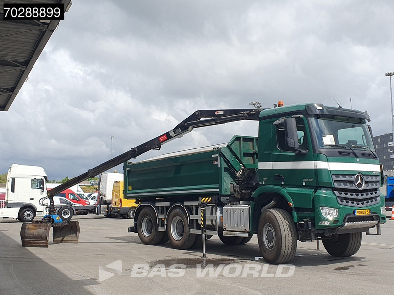 Mercedes-Benz Arocs 3342 Arocs 6X6 NL-Truck HMF 1643 Z-Crane Kran Steering Axle Big-Axle Euro 6 - Самоскид вантажівка, Вантажівка з маніпулятором: фото 5 Mercedes-Benz Arocs 3342 Arocs 6X6 NL-Truck HMF 1643 Z-Crane Kran Steering Axle Big-Axle Euro 6 - Самоскид вантажівка, Вантажівка з маніпулятором: фото 5