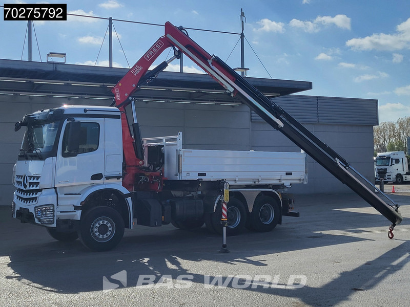 Mercedes-Benz Arocs 3348 6X4 Fasi F195A.2.24 Kran 3 sided tipper 9m3 Big-Axle Navi Euro 6 - Самоскид вантажівка, Вантажівка з маніпулятором: фото 3 Mercedes-Benz Arocs 3348 6X4 Fasi F195A.2.24 Kran 3 sided tipper 9m3 Big-Axle Navi Euro 6 - Самоскид вантажівка, Вантажівка з маніпулятором: фото 3
