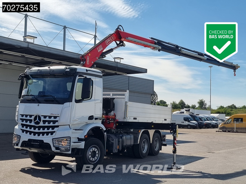 Mercedes-Benz Arocs 3348 6X4 Fassi F255A2.24 Kran Crane 9m3 3-Sided Tipper Big-Axle Euro 6 - Самоскид вантажівка, Вантажівка з маніпулятором: фото 1 Mercedes-Benz Arocs 3348 6X4 Fassi F255A2.24 Kran Crane 9m3 3-Sided Tipper Big-Axle Euro 6 - Самоскид вантажівка, Вантажівка з маніпулятором: фото 1