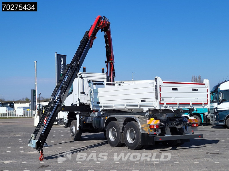 Mercedes-Benz Arocs 3348 6X6 Fassi F255A.2.24 xe-dynamic Kran Dreiseitenkipper Navi Euro 6 - Самоскид вантажівка, Вантажівка з маніпулятором: фото 2 Mercedes-Benz Arocs 3348 6X6 Fassi F255A.2.24 xe-dynamic Kran Dreiseitenkipper Navi Euro 6 - Самоскид вантажівка, Вантажівка з маніпулятором: фото 2