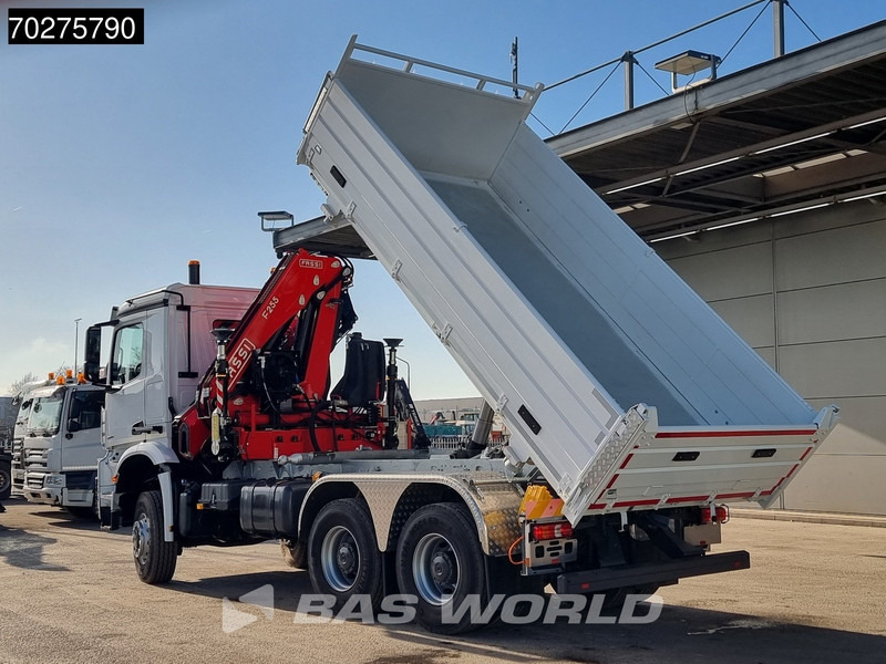 Новий Самоскид вантажівка, Вантажівка з маніпулятором Mercedes-Benz Arocs 3348 6X6 Full Steel Retarder Fassi 25T/M Crane Kran Euro 6: фото 13 Новий Самоскид вантажівка, Вантажівка з маніпулятором Mercedes-Benz Arocs 3348 6X6 Full Steel Retarder Fassi 25T/M Crane Kran Euro 6: фото 13