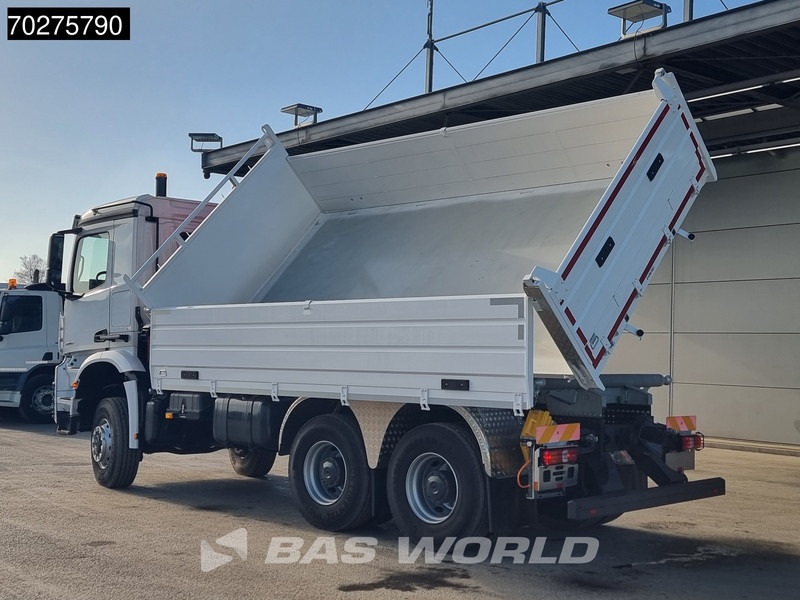 Новий Самоскид вантажівка, Вантажівка з маніпулятором Mercedes-Benz Arocs 3348 6X6 Full Steel Retarder Fassi 25T/M Crane Kran Euro 6: фото 16