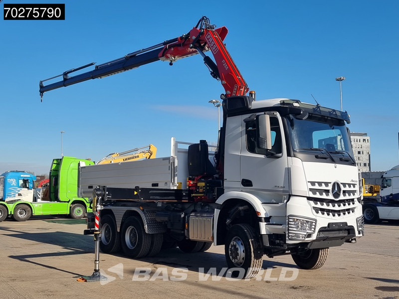 Mercedes-Benz Arocs 3348 6X6 Full Steel Retarder Fassi 25T/M Crane Kran Euro 6 - Самоскид вантажівка, Вантажівка з маніпулятором: фото 3 Mercedes-Benz Arocs 3348 6X6 Full Steel Retarder Fassi 25T/M Crane Kran Euro 6 - Самоскид вантажівка, Вантажівка з маніпулятором: фото 3