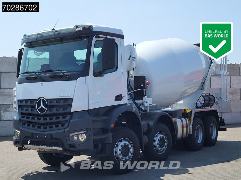Mercedes-Benz Arocs 4145 8X4 NEW! 10m3 Schwing Stetter Mixer Manual Big-Axle Steel suspension Euro 3 - Автобетонозмішувач: фото 1 Mercedes-Benz Arocs 4145 8X4 NEW! 10m3 Schwing Stetter Mixer Manual Big-Axle Steel suspension Euro 3 - Автобетонозмішувач: фото 1