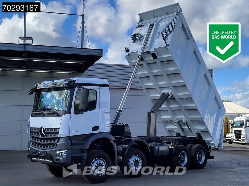 Mercedes-Benz Arocs 4145 8X4 New! 22m3 Meiller Kipper Big-Axle Steelsuspension Manual Euro 3 - Самоскид вантажівка: фото 1 Mercedes-Benz Arocs 4145 8X4 New! 22m3 Meiller Kipper Big-Axle Steelsuspension Manual Euro 3 - Самоскид вантажівка: фото 1