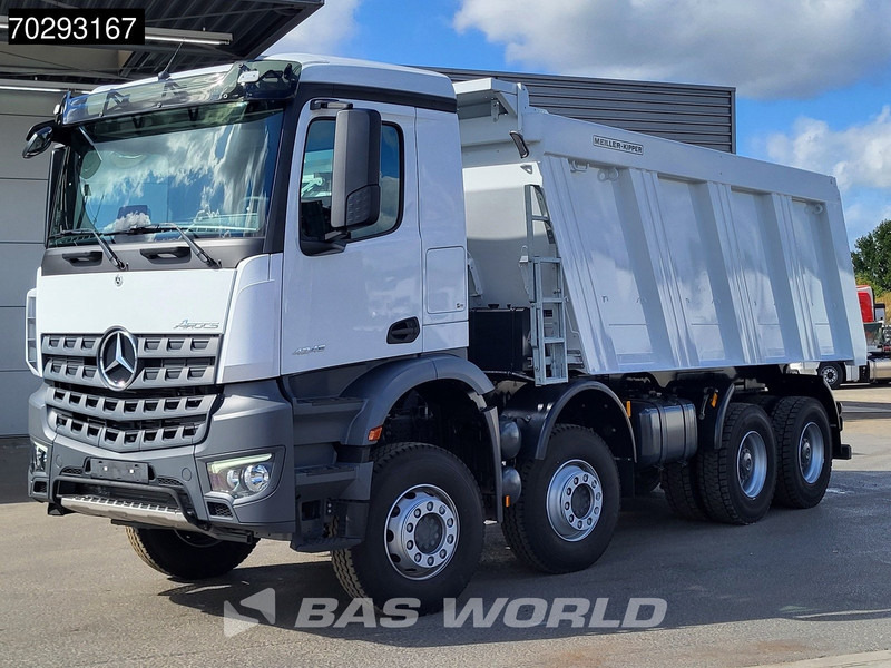 Mercedes-Benz Arocs 4145 8X4 New! 22m3 Meiller Kipper Big-Axle Steelsuspension Manual Euro 3 - Самоскид вантажівка: фото 5 Mercedes-Benz Arocs 4145 8X4 New! 22m3 Meiller Kipper Big-Axle Steelsuspension Manual Euro 3 - Самоскид вантажівка: фото 5