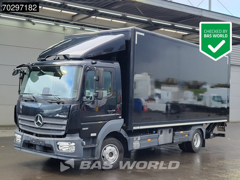 Mercedes-Benz Atego 1221 4X2 12tonner Automatic 1500kg Ladebordwand Airco Euro 6 - Вантажівка з закритим кузовом: фото 1 Mercedes-Benz Atego 1221 4X2 12tonner Automatic 1500kg Ladebordwand Airco Euro 6 - Вантажівка з закритим кузовом: фото 1