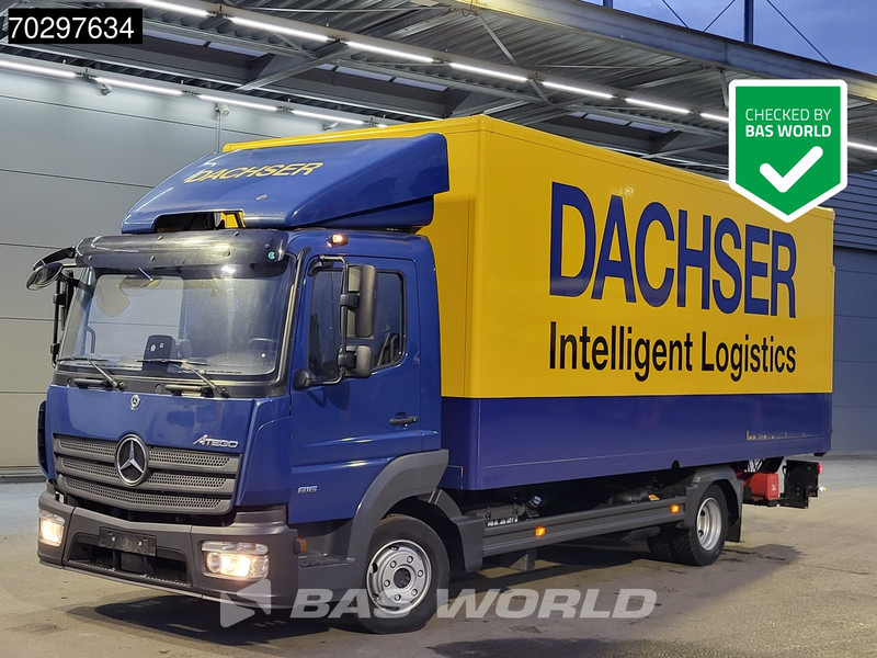 Mercedes-Benz Atego 816 4X2 8tonner Automatic 1000kg Ladebordwand Euro 6 - Вантажівка з закритим кузовом: фото 1 Mercedes-Benz Atego 816 4X2 8tonner Automatic 1000kg Ladebordwand Euro 6 - Вантажівка з закритим кузовом: фото 1