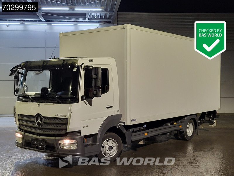 Mercedes-Benz Atego 818 4X2 8 tonner Automatic 1000kg Ladebordwand Euro 6 - Вантажівка з закритим кузовом: фото 1 Mercedes-Benz Atego 818 4X2 8 tonner Automatic 1000kg Ladebordwand Euro 6 - Вантажівка з закритим кузовом: фото 1