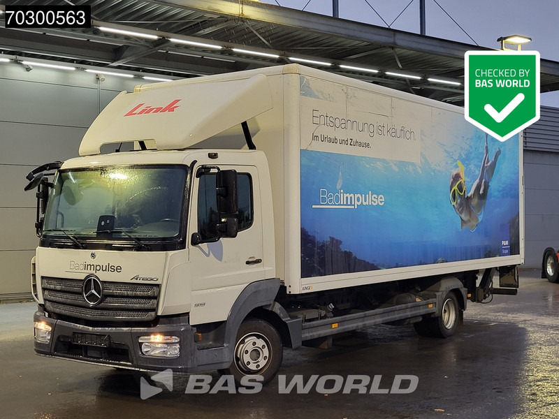 Mercedes-Benz Atego 818 4X2 8tonner Automatic 1500kg Ladebordwand Euro 6 - Вантажівка з закритим кузовом: фото 1 Mercedes-Benz Atego 818 4X2 8tonner Automatic 1500kg Ladebordwand Euro 6 - Вантажівка з закритим кузовом: фото 1