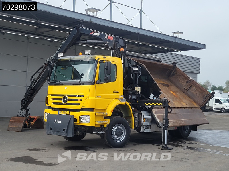 Mercedes-Benz Axor 2124 Axor 4X4 HIAB 122 B-2 HIDUO Crane Tipper Full Steel Big-Axle Euro 5 - Самоскид вантажівка, Вантажівка з маніпулятором: фото 5 Mercedes-Benz Axor 2124 Axor 4X4 HIAB 122 B-2 HIDUO Crane Tipper Full Steel Big-Axle Euro 5 - Самоскид вантажівка, Вантажівка з маніпулятором: фото 5