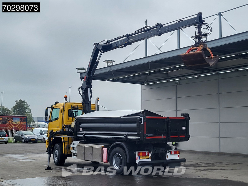 Mercedes-Benz Axor 2124 Axor 4X4 HIAB 122 B-2 HIDUO Crane Tipper Full Steel Big-Axle Euro 5 - Самоскид вантажівка, Вантажівка з маніпулятором: фото 2 Mercedes-Benz Axor 2124 Axor 4X4 HIAB 122 B-2 HIDUO Crane Tipper Full Steel Big-Axle Euro 5 - Самоскид вантажівка, Вантажівка з маніпулятором: фото 2