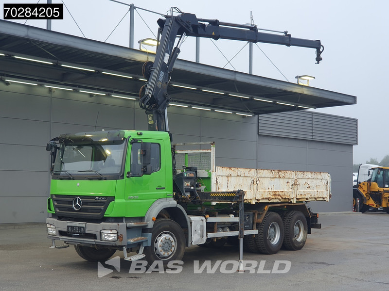 Mercedes-Benz Axor 2633 6X4 HIAB 144 ES-3 Kran Crane Manual Big-Axle Steelsuspension Euro 4 - Самоскид вантажівка, Вантажівка з маніпулятором: фото 3 Mercedes-Benz Axor 2633 6X4 HIAB 144 ES-3 Kran Crane Manual Big-Axle Steelsuspension Euro 4 - Самоскид вантажівка, Вантажівка з маніпулятором: фото 3