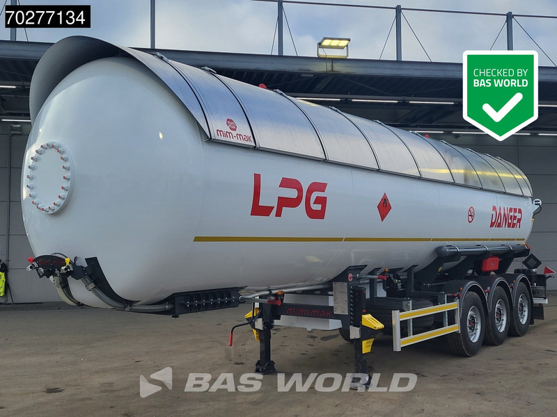 Mim-Mak LPG TRANSPORT TANK 3 axles NEW 48m3 Liftachse Gas ADR - Напівпричіп цистерна: фото 1 Mim-Mak LPG TRANSPORT TANK 3 axles NEW 48m3 Liftachse Gas ADR - Напівпричіп цистерна: фото 1