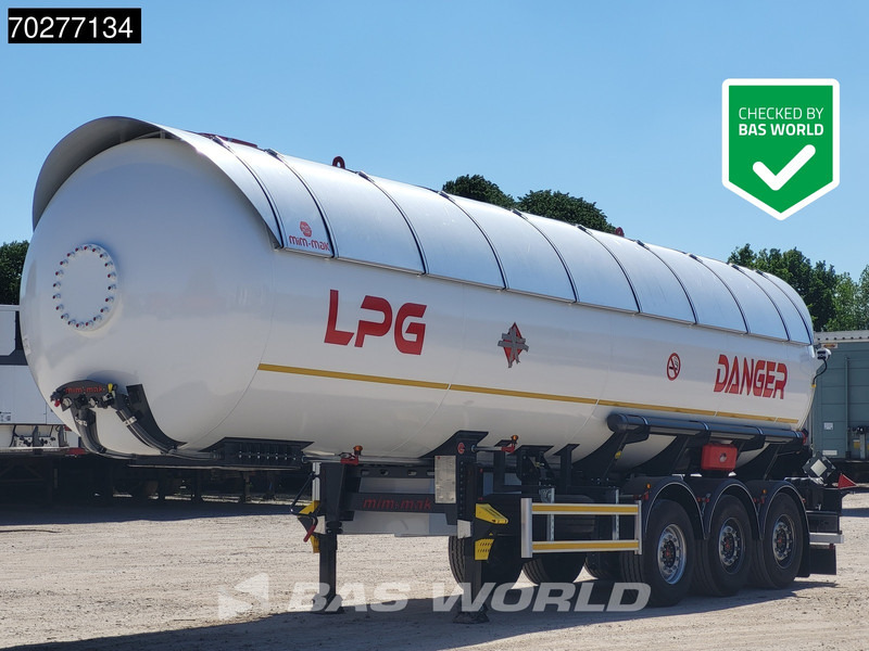 Mim-Mak LPG TRANSPORT TANK 3 axles NEW 48m3 Liftachse Gas ADR - Напівпричіп цистерна: фото 1 Mim-Mak LPG TRANSPORT TANK 3 axles NEW 48m3 Liftachse Gas ADR - Напівпричіп цистерна: фото 1
