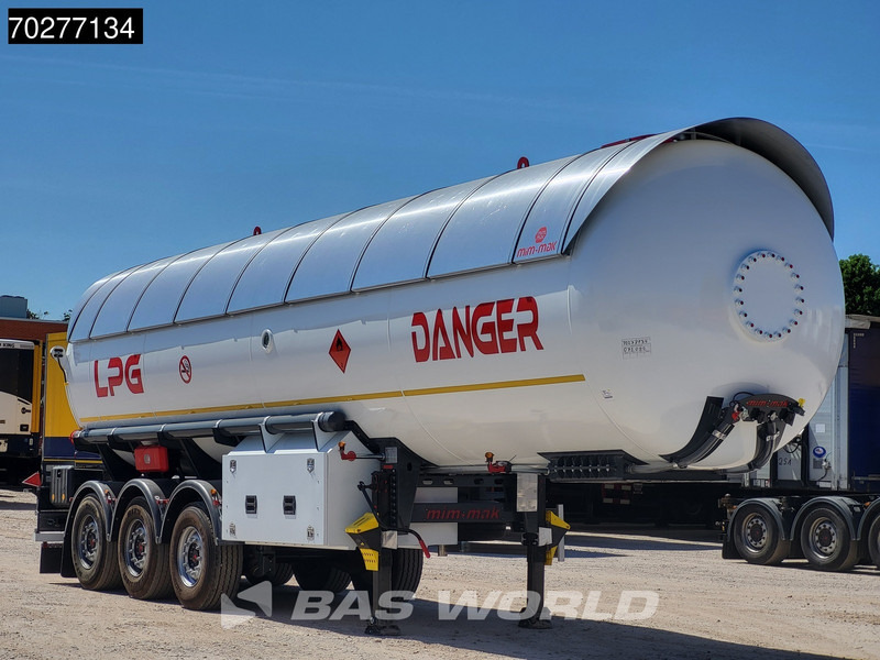 Mim-Mak LPG TRANSPORT TANK 3 axles NEW 48m3 Liftachse Gas ADR - Напівпричіп цистерна: фото 3 Mim-Mak LPG TRANSPORT TANK 3 axles NEW 48m3 Liftachse Gas ADR - Напівпричіп цистерна: фото 3