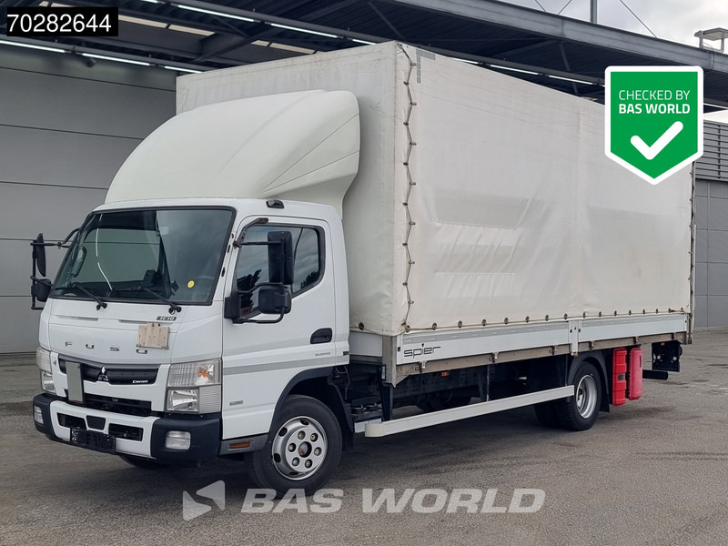Mitsubishi 7C18 4X2 1000kg Ladebordwand Automatic Euro 6 - Тентована вантажівка: фото 1 Mitsubishi 7C18 4X2 1000kg Ladebordwand Automatic Euro 6 - Тентована вантажівка: фото 1