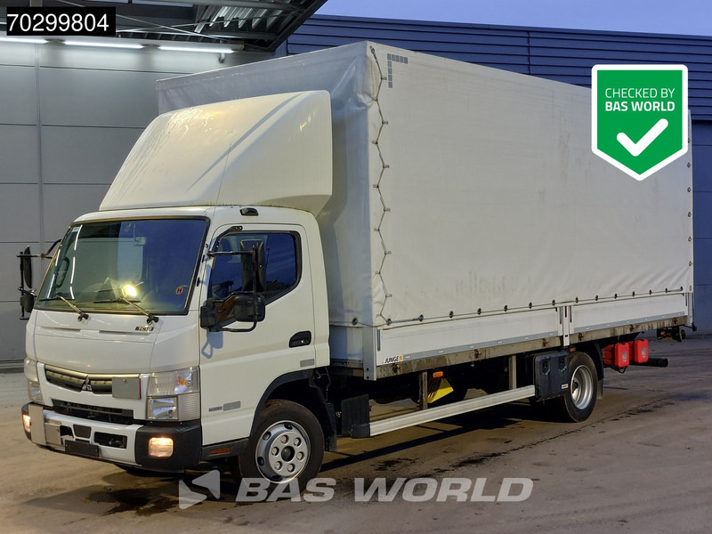 Mitsubishi Fuso 7C 18 4X2 8tonner Curtainsider 1000kg Ladebordwand Automatic Euro 6 - Тентована вантажівка: фото 1 Mitsubishi Fuso 7C 18 4X2 8tonner Curtainsider 1000kg Ladebordwand Automatic Euro 6 - Тентована вантажівка: фото 1