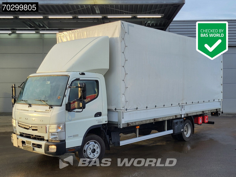 Mitsubishi Fuso 7C 18 4X2 Steelsuspension 1000kg Ladebordwand Automatic Euro 6 - Тентована вантажівка: фото 1 Mitsubishi Fuso 7C 18 4X2 Steelsuspension 1000kg Ladebordwand Automatic Euro 6 - Тентована вантажівка: фото 1