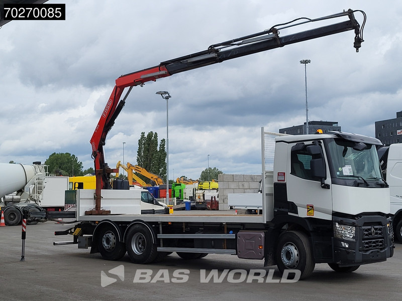 Renault C 380 6X2 Fassi F155A.0.23 E-ACTIVE Remote Control Euro 6 - Бортова вантажівка/ Платформа, Вантажівка з маніпулятором: фото 3 Renault C 380 6X2 Fassi F155A.0.23 E-ACTIVE Remote Control Euro 6 - Бортова вантажівка/ Платформа, Вантажівка з маніпулятором: фото 3