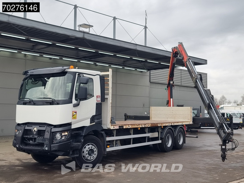 Renault C 380 6X4 Palfinger PK18002-EH C Remote Retarder Euro 6 - Бортова вантажівка/ Платформа, Вантажівка з маніпулятором: фото 5 Renault C 380 6X4 Palfinger PK18002-EH C Remote Retarder Euro 6 - Бортова вантажівка/ Платформа, Вантажівка з маніпулятором: фото 5