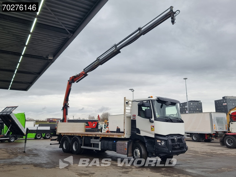 Renault C 380 6X4 Palfinger PK18002-EH C Remote Retarder Euro 6 - Бортова вантажівка/ Платформа, Вантажівка з маніпулятором: фото 3 Renault C 380 6X4 Palfinger PK18002-EH C Remote Retarder Euro 6 - Бортова вантажівка/ Платформа, Вантажівка з маніпулятором: фото 3