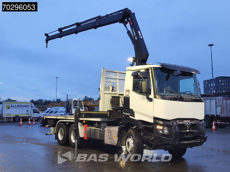 Renault C 430 6X4 HIAB 188 ES-3 X-HIDUO Crane Retarder Steelsuspension Big-Axle Euro 6 - Бортова вантажівка/ Платформа, Вантажівка з маніпулятором: фото 3 Renault C 430 6X4 HIAB 188 ES-3 X-HIDUO Crane Retarder Steelsuspension Big-Axle Euro 6 - Бортова вантажівка/ Платформа, Вантажівка з маніпулятором: фото 3