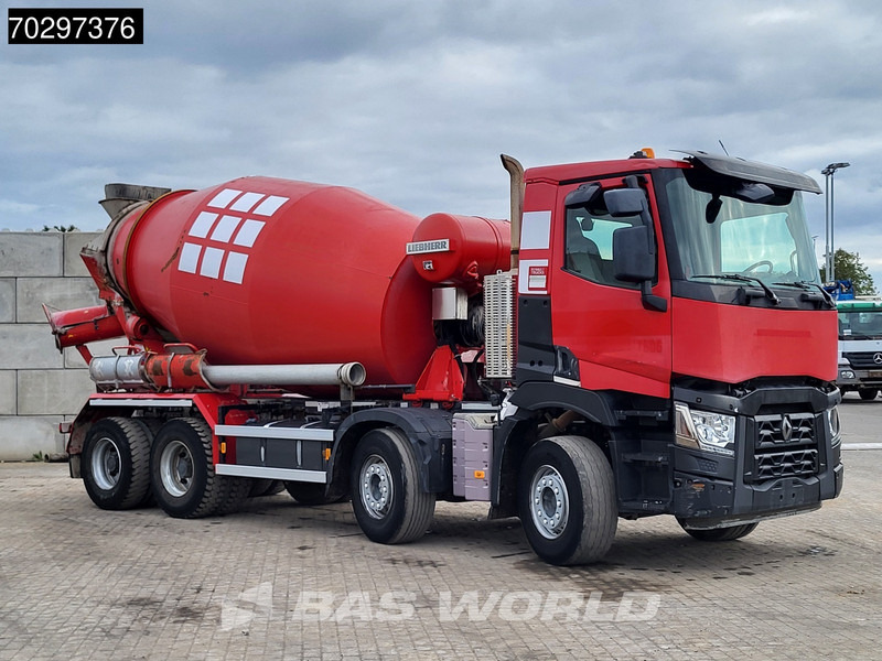Renault C 430 8X4 9m3 Liebherr Mixer Steelsuspension Big-Axle Euro 6 - Автобетонозмішувач: фото 3 Renault C 430 8X4 9m3 Liebherr Mixer Steelsuspension Big-Axle Euro 6 - Автобетонозмішувач: фото 3