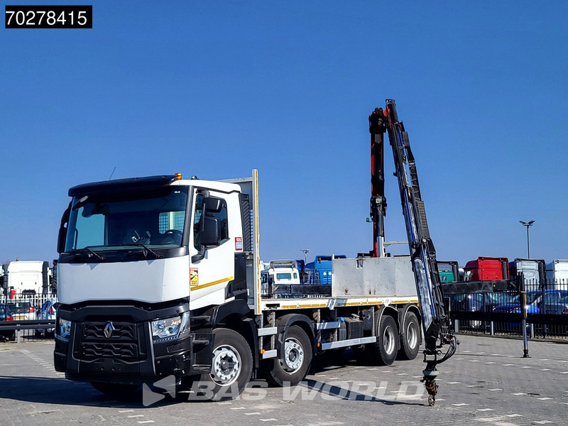 Renault C 430 8X4 Palfinger 22002 EH kran Crane Big-Axle steel suspension Euro 6 - Бортова вантажівка/ Платформа, Вантажівка з маніпулятором: фото 5 Renault C 430 8X4 Palfinger 22002 EH kran Crane Big-Axle steel suspension Euro 6 - Бортова вантажівка/ Платформа, Вантажівка з маніпулятором: фото 5