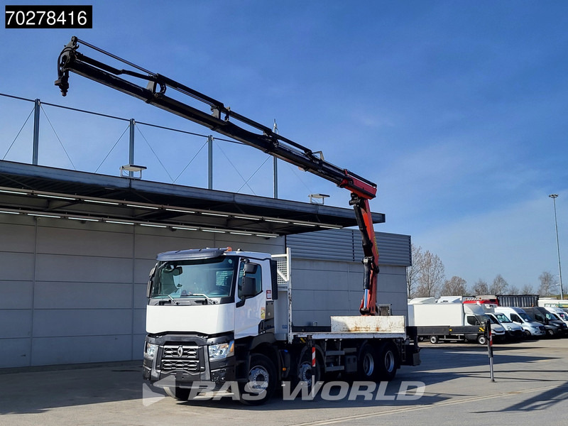 Renault C 430 8X4 Palfinger PK33002EH Euro 6 Big Axle - Бортова вантажівка/ Платформа, Вантажівка з маніпулятором: фото 3 Renault C 430 8X4 Palfinger PK33002EH Euro 6 Big Axle - Бортова вантажівка/ Платформа, Вантажівка з маніпулятором: фото 3