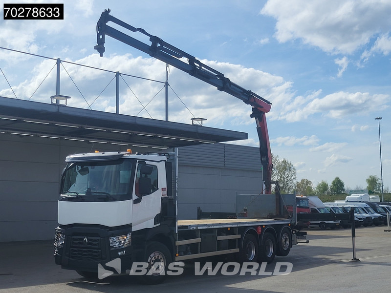 Renault C 480 8X4 Palfinger PK24.001 SLD5 Crane Kran Automatic Liftachse Euro 6 - Бортова вантажівка/ Платформа, Вантажівка з маніпулятором: фото 3 Renault C 480 8X4 Palfinger PK24.001 SLD5 Crane Kran Automatic Liftachse Euro 6 - Бортова вантажівка/ Платформа, Вантажівка з маніпулятором: фото 3