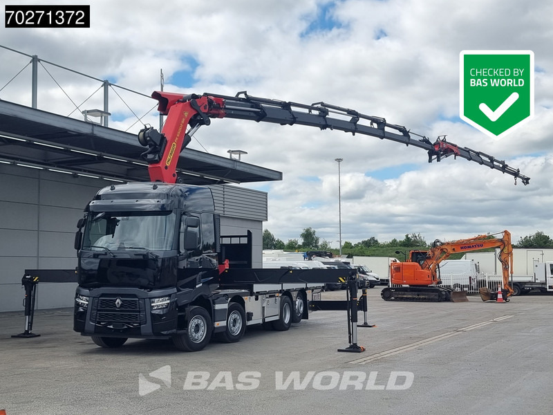 Renault C 520 8X2 Palfinger PK65002 SH Crane Jib Winch Lift+steering Axle Euro 6 - Бортова вантажівка/ Платформа, Вантажівка з маніпулятором: фото 1 Renault C 520 8X2 Palfinger PK65002 SH Crane Jib Winch Lift+steering Axle Euro 6 - Бортова вантажівка/ Платформа, Вантажівка з маніпулятором: фото 1