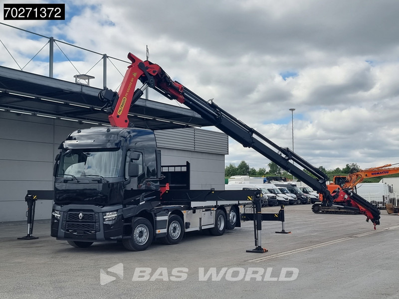 Renault C 520 8X2 Palfinger PK65002 SH Crane Jib Winch Lift+steering Axle Euro 6 - Бортова вантажівка/ Платформа, Вантажівка з маніпулятором: фото 5 Renault C 520 8X2 Palfinger PK65002 SH Crane Jib Winch Lift+steering Axle Euro 6 - Бортова вантажівка/ Платформа, Вантажівка з маніпулятором: фото 5