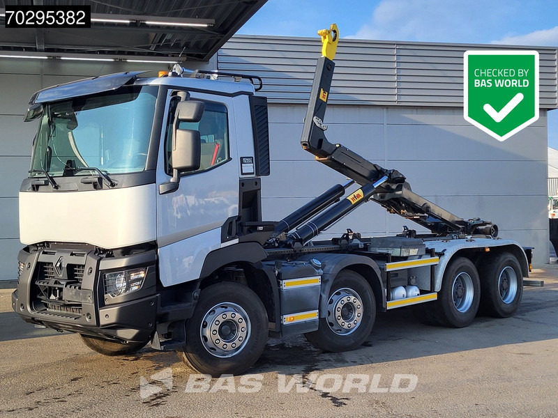 Renault C 520 8X4 Hyva 26-55-S Retarder Automatic Big-Axle Navi Euro 6 - Гаковий мультиліфт вантажівка: фото 1 Renault C 520 8X4 Hyva 26-55-S Retarder Automatic Big-Axle Navi Euro 6 - Гаковий мультиліфт вантажівка: фото 1